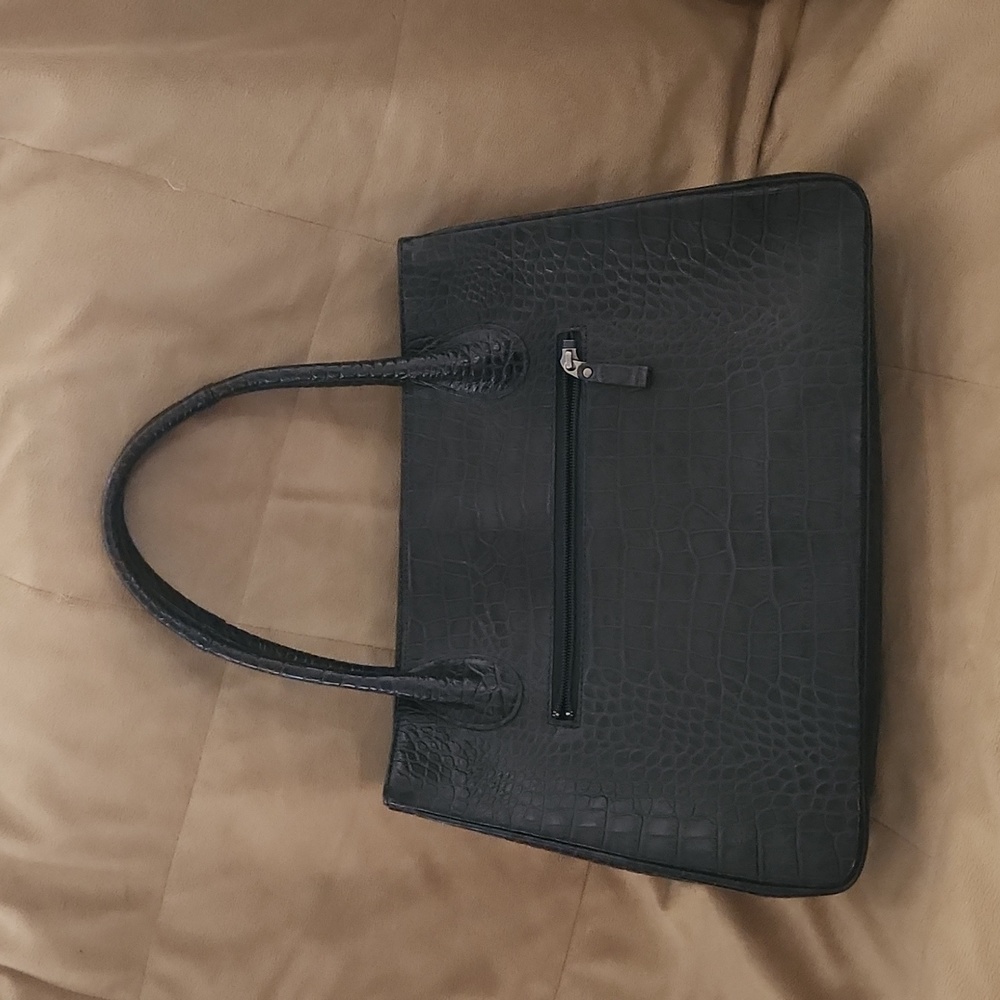TAKANO Alligator Embossed Leather Shoulder Bag